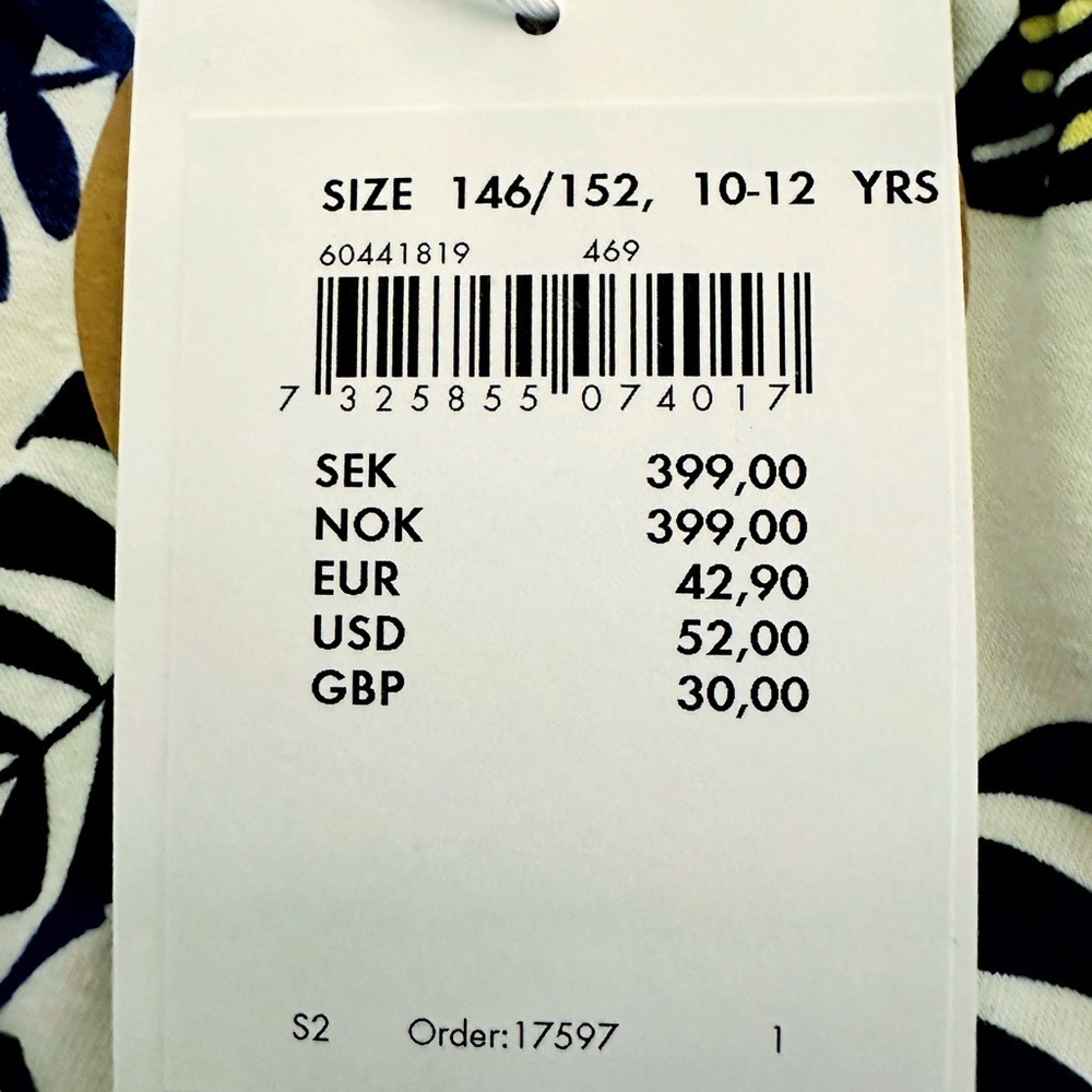 Polarn O. Pyret | Jungle Print Tiger Dress (10-12 Yrs) — image 7 of 7